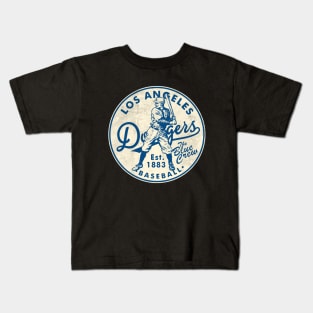 Old Style Dodgers (LARGE) by Buck Tee Kids T-Shirt